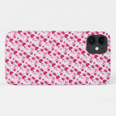 バレンタインデーの要素パターン Case-Mate iPhoneケース (裏面(横))