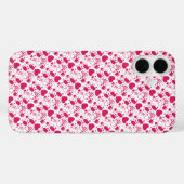 バレンタインデーの要素パターン Case-Mate iPhoneケース (裏面 (横))