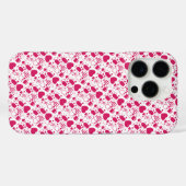 バレンタインデーの要素パターン Case-Mate iPhoneケース (裏面 (横))