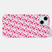 バレンタインデーの要素パターン Case-Mate iPhoneケース (裏面 (横))