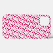 バレンタインデーの要素パターン Case-Mate iPhoneケース (裏面 (横))