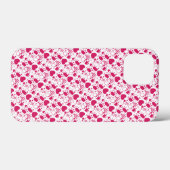 バレンタインデーの要素パターン Case-Mate iPhoneケース (裏面 (横))