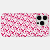 バレンタインデーの要素パターン Case-Mate iPhoneケース (裏面 (横))