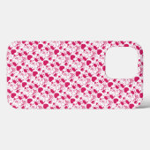 バレンタインデーの要素パターン Case-Mate iPhoneケース (裏面 (横))