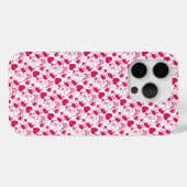 バレンタインデーの要素パターン Case-Mate iPhoneケース (裏面 (横))