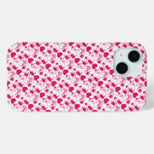 バレンタインデーの要素パターン Case-Mate iPhoneケース (裏面 (横))