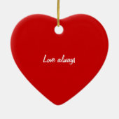バレンタインデーの詩 セラミックオーナメント (裏面)