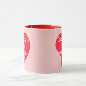 バレンタインデーの誕生日の女の子のティーおよびギフト マグカップ (中央)