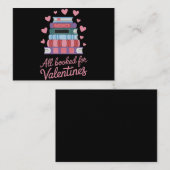 バレンタインデーの読書指導員は予約でいっぱい ノートカード (正面/裏面)