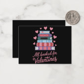 バレンタインデーの読書指導員は予約でいっぱい ノートカード (正面/裏面インサイチュ)