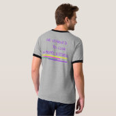 バレンタインデーの調理師グレーTシャツ Tシャツ (裏面フル)