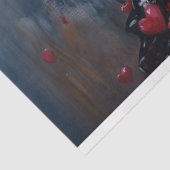 バレンタインデーの豚の切り抜き 薄葉紙 (詳細)