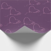 バレンタインデーの贈り物の包装紙 ラッピングペーパー (角)