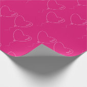 バレンタインデーの贈り物の包装紙 ラッピングペーパー (角)