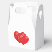 バレンタインデーの贈り物の箱 フェイバーボックス (オープン)