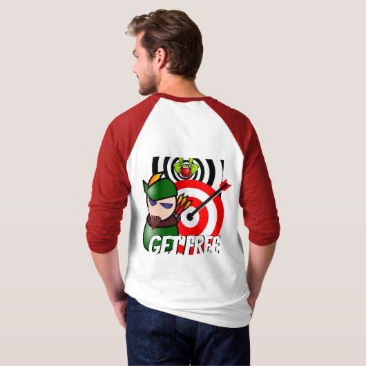 バレンタインデーの贈り物アイディアのために彼の熱い猿の愛 Tシャツ (裏面フル)