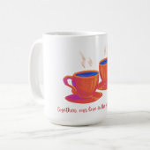 バレンタインデーの贈り物 – カップル・マグカップ コーヒーマグカップ (正面左)