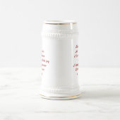 バレンタインデーの贈り物 ビールジョッキ (中央)