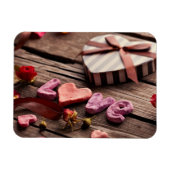 バレンタインデーの贈り物 – 心の形で愛する言葉|過去記事 マグネット (横)