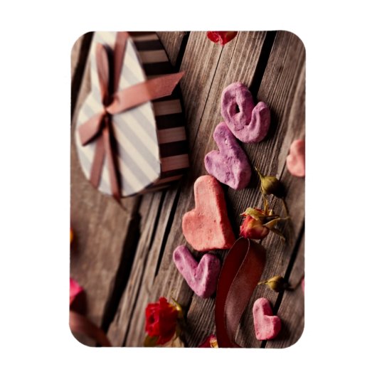 バレンタインデーの贈り物 – 心の形で愛する言葉|過去記事 マグネット (縦)