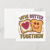 バレンタインデーの贈り物 招待状 (正面/裏面)