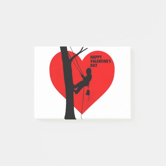 バレンタインデーの贈り物for Arborist/Tree Surgeons ポストイット (正面)