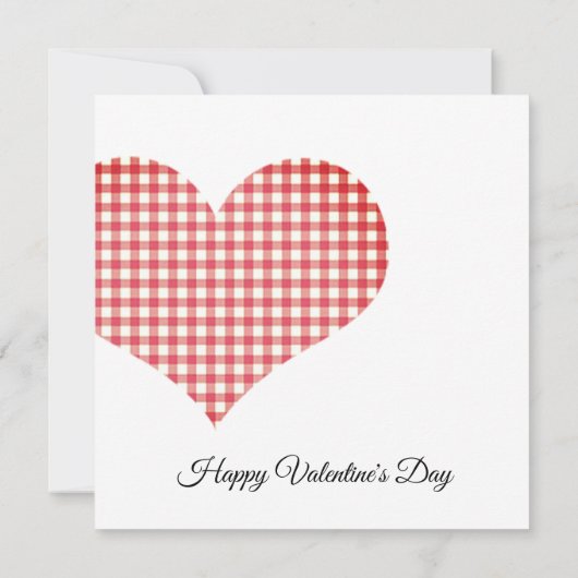 バレンタインデーの赤いハートのディナー パーティー招待状 招待状 (裏面)