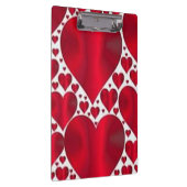 バレンタインデーの赤いハート クリップボード (右)