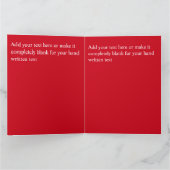 バレンタインデーの赤いバラの花びらのハートの光沢あるロマンチックなカード カード (内部)