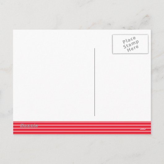 バレンタインデーの郵便はがき シーズンポストカード (裏面)