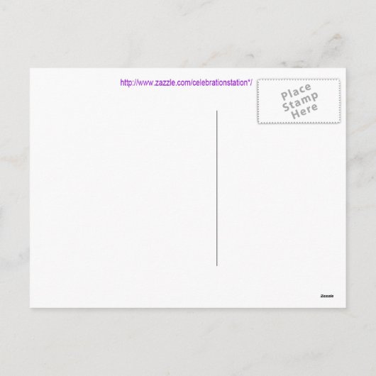 バレンタインデーの雪だるまの郵便はがき シーズンポストカード (裏面)