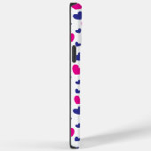 バレンタインデーの青とピンクのハート柄 Case-Mate iPhoneケース (裏面 / 右)