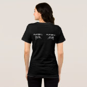 バレンタインデーの面白いアート トライブレンドTシャツ (裏面全面)