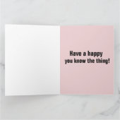 バレンタインデーの面白いジョー・バイデンうんこカード カード (内部)