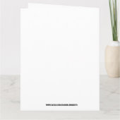 バレンタインデーの面白いバイデン・グリーティングカード カード (裏面)