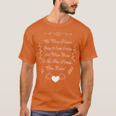 バレンタインデーの面白い名言 Tシャツ (正面)