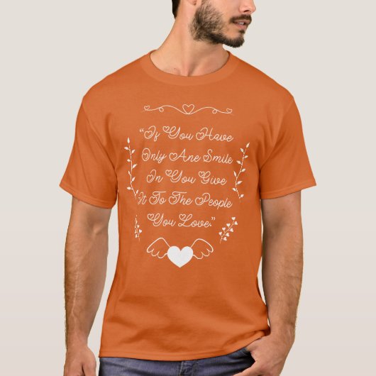バレンタインデーの面白い名言 Tシャツ (正面)
