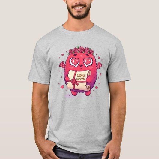 バレンタインデーの面白Tシャツコレクション Tシャツ (正面)
