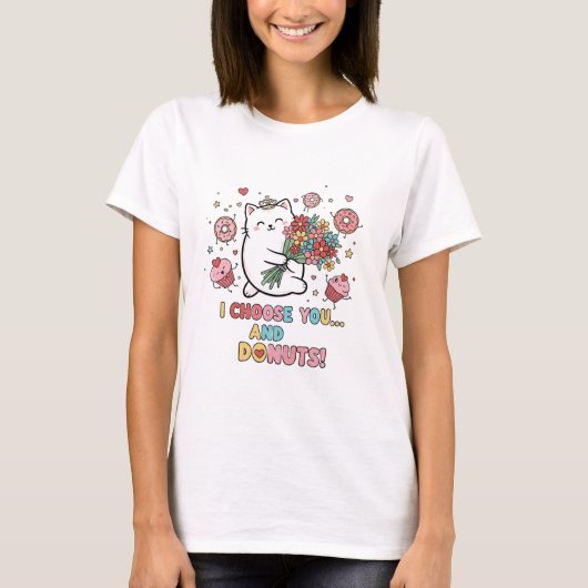 バレンタインデーの面白Tシャツコレクション Tシャツ (正面)