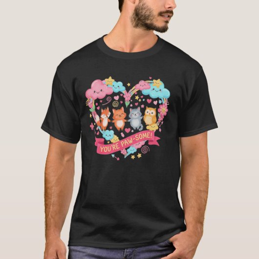バレンタインデーの面白Tシャツコレクション Tシャツ (正面)