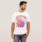 バレンタインデーの面白Tシャツコレクション Tシャツ (正面フル)