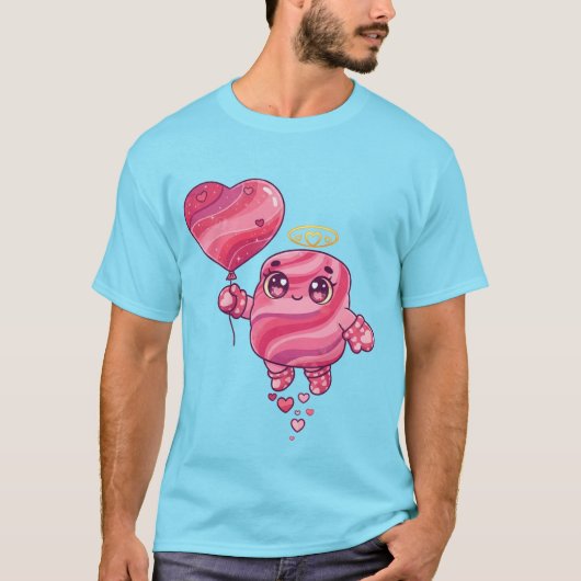 バレンタインデーの面白Tシャツコレクション Tシャツ (正面)
