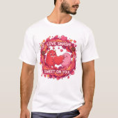 バレンタインデーの面白Tシャツコレクション Tシャツ (正面)