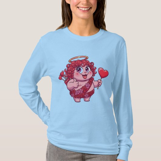 バレンタインデーの面白Tシャツコレクション Tシャツ (正面)