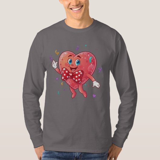 バレンタインデーの面白Tシャツコレクション Tシャツ (正面)