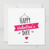 バレンタインデーの風船 シーズンカード (裏面)