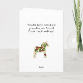 バレンタインデーの馬カード シーズンカード (裏面)