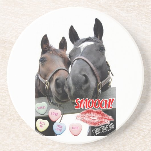 バレンタインデーの馬 コースター (正面)