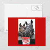 バレンタインデーの馬 シーズンポストカード (正面/裏面)