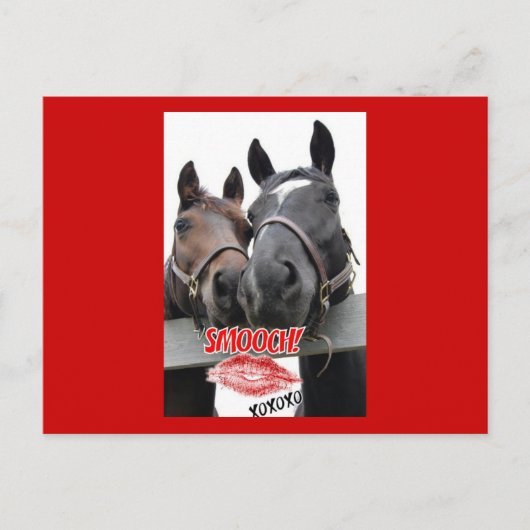 バレンタインデーの馬 シーズンポストカード (正面)